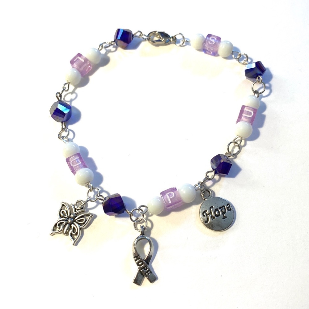 Hope Bracelet with Lupus Butterfly